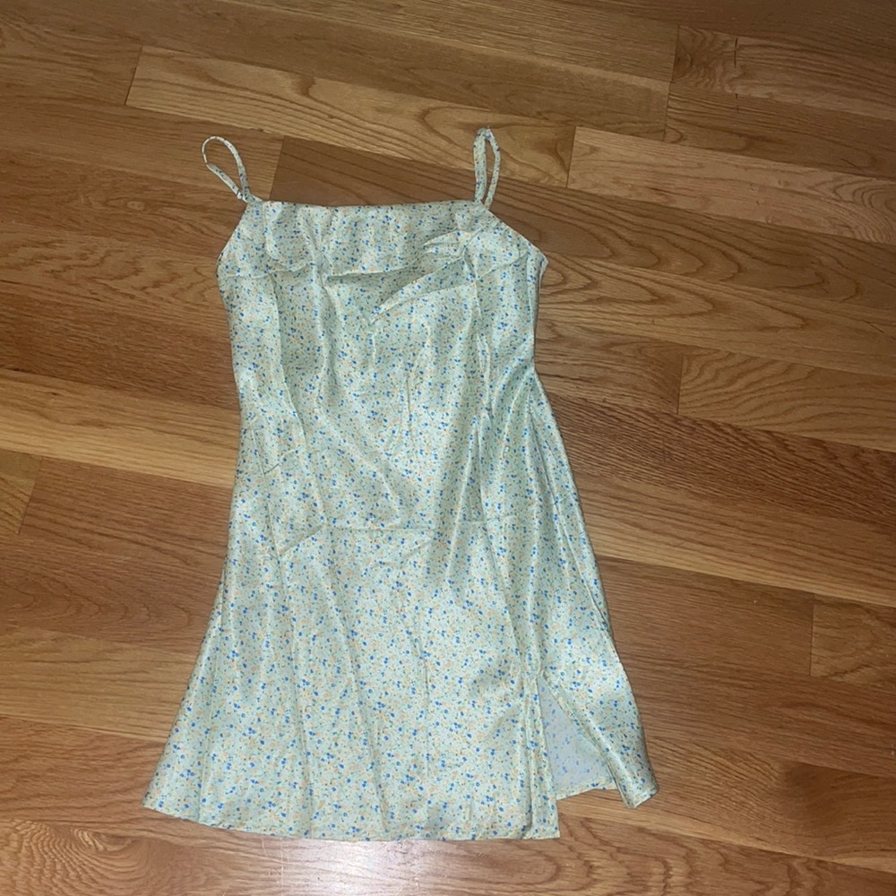NWT princess polly green mini dress